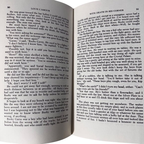 Louis L'Amour The Hills Of Homicide 1st British Edition HC 1987 Severn House Pub - Picture 12 of 15